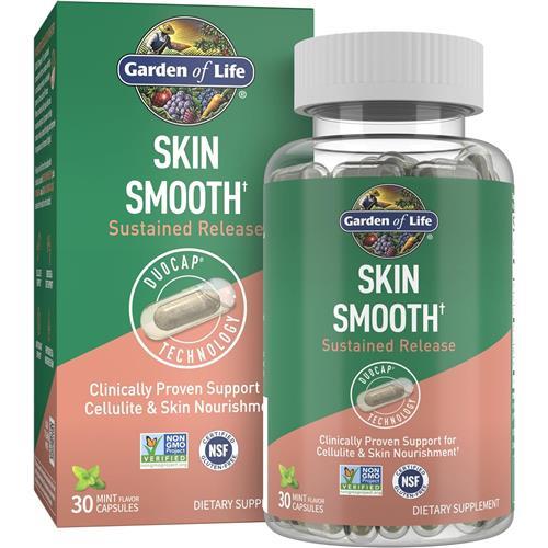 Garden Of Life Skin Smooth Sustained Release Duocap Technology-30 Mint Flavor Capsules