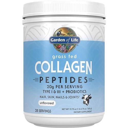 Garden Of Life Collagen Peptides Type 1 & 3 Probiotics Unflavoured-9.87 Oz