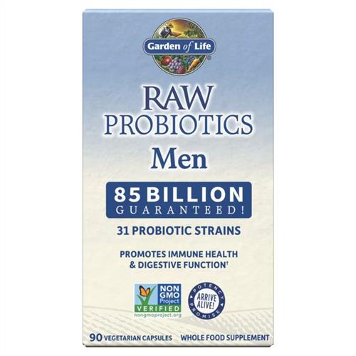 Garden Of Life Raw Probiotics Men 85 Billion Live Cultures 31 Strains-90 Vegetarian Capsules Note: Need To Be Refrigerated